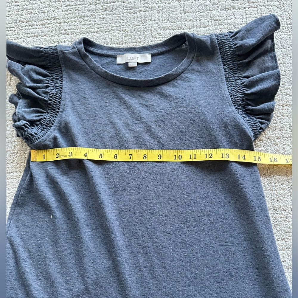 Loft slub knit top size small - Picture 5 of 5